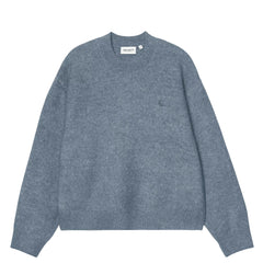Carhartt WIP Womens Curtis Sweater Tangled Shady Blue