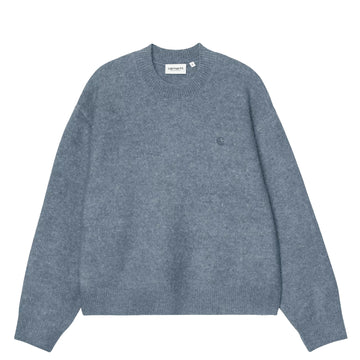 Carhartt WIP Womens Curtis Sweater Tangled Shady Blue