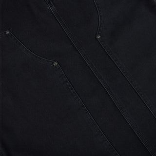 Carhartt WIP Womens Double Knee Skirt Black Stone Washed - Parasol Store