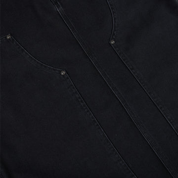 Carhartt WIP Womens Double Knee Skirt Black Stone Washed - Parasol Store
