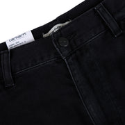Carhartt WIP Womens Double Knee Skirt Black Stone Washed - Parasol Store