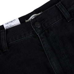 Carhartt WIP Womens Double Knee Skirt Black Stone Washed - Parasol Store