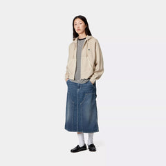 Carhartt WIP Womens Double Knee Skirt Blue Dark Used Wash - Parasol Store