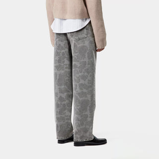 Carhartt WIP Womens Duck Orell Pant Camo Duck Black Heavy Bleached