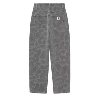 Carhartt WIP Womens Duck Orell Pant Camo Duck Black Heavy Bleached