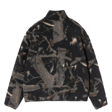 Carhartt WIP Womens Elliot High Neck Liner Camo Feather Tree Black / Black