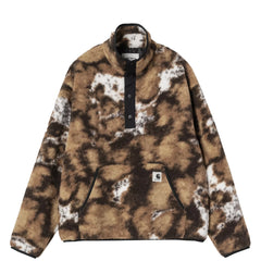 Carhartt WIP Womens Elliot High Neck Liner Wild Dog Jacquard / Black - Parasol Store