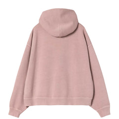 Carhartt WIP Womens Hooded Benton Jacket Glassy Pink Garment Dyed - Parasol Store
