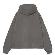 Carhartt WIP Womens Hooded Benton Jacket Graphite Garment Dyed