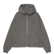 Carhartt WIP Womens Hooded Benton Jacket Graphite Garment Dyed
