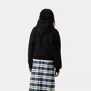 Carhartt WIP Womens Hooded Casey Sweatshirt Black / Silver - Parasol Store