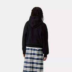 Carhartt WIP Womens Hooded Casey Sweatshirt Black / Silver - Parasol Store