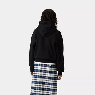 Carhartt WIP Womens Hooded Casey Sweatshirt Black / Silver - Parasol Store