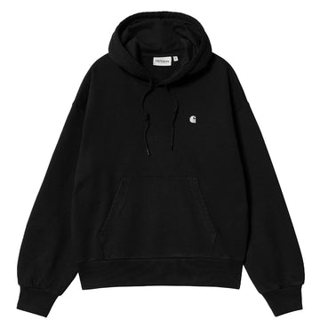 Carhartt WIP Womens Hooded Casey Sweatshirt Black / Silver - Parasol Store