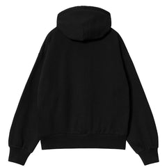 Carhartt WIP Womens Hooded Casey Sweatshirt Black / Silver - Parasol Store