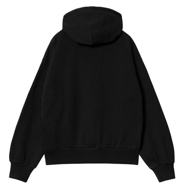 Carhartt WIP Womens Hooded Casey Sweatshirt Black / Silver - Parasol Store