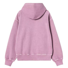 Carhartt WIP Womens Hooded Nelson Sweat Gentle Purple Garment Dyed - Parasol Store
