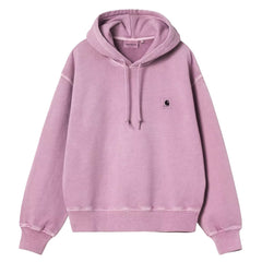 Carhartt WIP Womens Hooded Nelson Sweat Gentle Purple Garment Dyed - Parasol Store