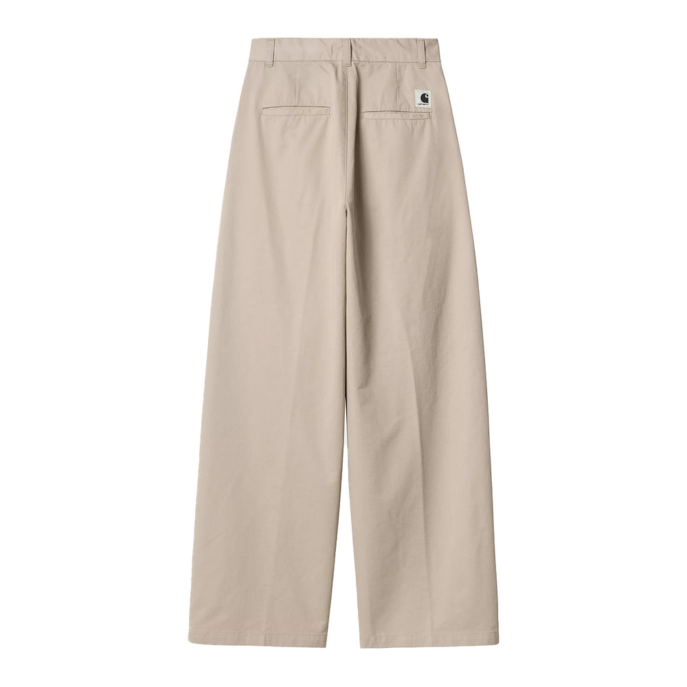 Carhartt WIP Womens Leola Pant Dusky Beige Stone Washed - Parasol Store