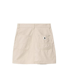 Carhartt WIP Womens Maeve Double Knee Skirt Fleur De Sel Stone Washed - Parasol Store