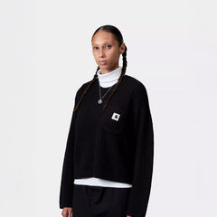 Carhartt WIP Womens Mira Sweater Black - Parasol Store