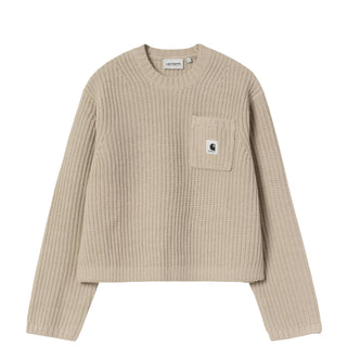 Carhartt WIP Womens Mira Sweater Fleur De Sel