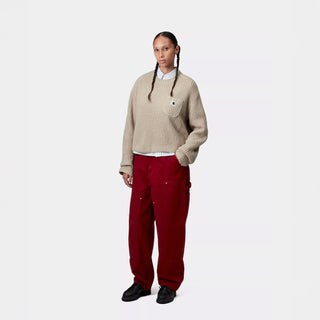 Carhartt WIP Womens Mira Sweater Fleur De Sel