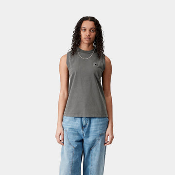 Carhartt WIP Womens Nelson A-Shirt Graphite Garment Dyed - Parasol Store