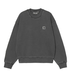 Carhartt WIP Womens Nelson Sweatshirt Black Garment Dyed
