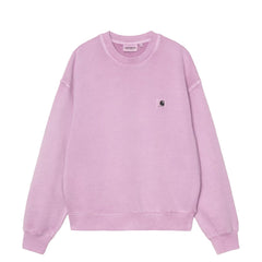 Carhartt WIP Womens Nelson Sweatshirt Gentle Purple Garment Dyed
