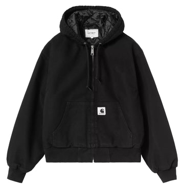 Carhartt Womens OG Active Jacket Black Rinsed