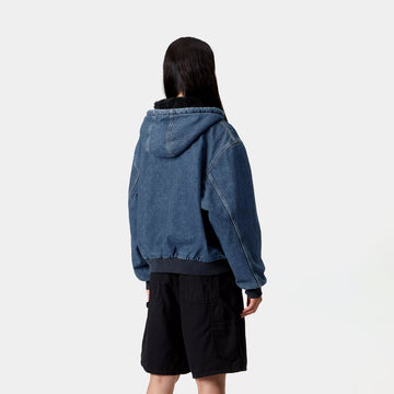 Carhartt WIP Womens OG Active Jacket Blue Stone Washed - Parasol Store