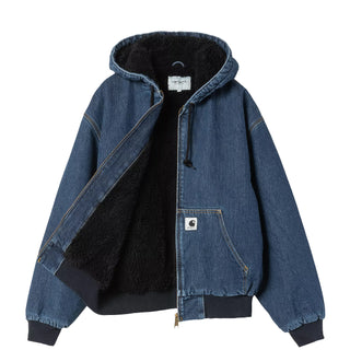 Carhartt WIP Womens OG Active Jacket Blue Stone Washed - Parasol Store