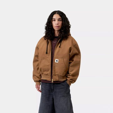 Carhartt WIP Womens OG Active Jacket WIP H Brown Rinsed