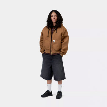Carhartt WIP Womens OG Active Jacket WIP H Brown Rinsed