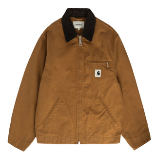 Carhartt WIP Womens OG Detroit Jacket Hamilton Brown / Tobacco Rinsed - Parasol Store