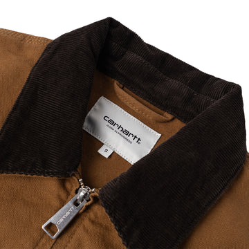 Carhartt WIP Womens OG Detroit Jacket Hamilton Brown / Tobacco Rinsed - Parasol Store