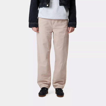 Carhartt WIP Womens Pierce Pant Straight Dusky Beige Stone Canvas - Parasol Store