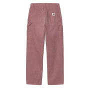 Carhartt WIP Womens Pierce Pant Straight Dusky Pink Stone Canvas - Parasol Store