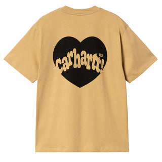 Carhartt WIP Womens S/S Amour T-Shirt Bourbon / Black - Parasol Store