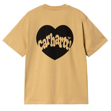 Carhartt WIP Womens S/S Amour T-Shirt Bourbon / Black - Parasol Store