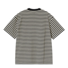 Carhartt WIP Womens S/S Essy T-Shirt Essy Stripe Black / Wax