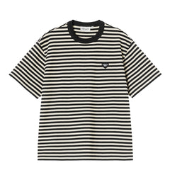 Carhartt WIP Womens S/S Essy T-Shirt Essy Stripe Black / Wax