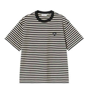 Carhartt WIP Womens S/S Essy T-Shirt Essy Stripe Black / Wax