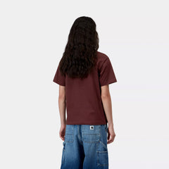 Carhartt WIP Womens S/S Pocket T-Shirt Amarone