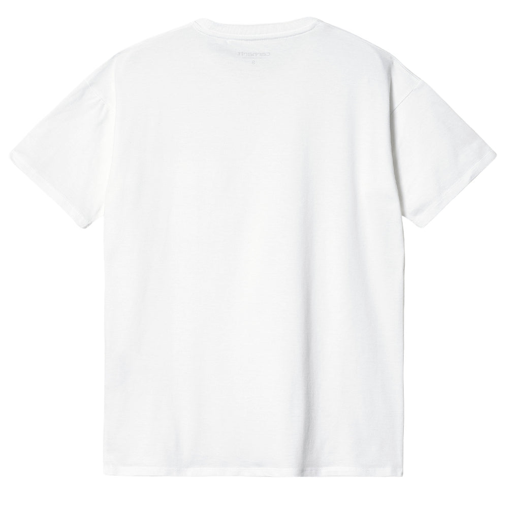 Carhartt WIP Womens S/S Pocket T-Shirt White - Parasol Store