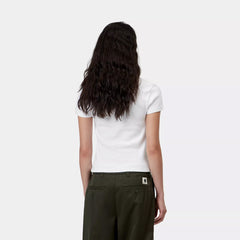 Carhartt WIP Womens S/S Small Heart Patch T-Shirt White / Black