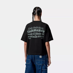 Carhartt WIP Womens S/S 3 One 3 T-Shirt Black - Parasol Store