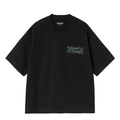 Carhartt WIP Womens S/S 3 One 3 T-Shirt Black - Parasol Store