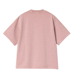 Carhartt WIP Womens S/S Benton T-Shirt Glassy Pink Garment Dyed - Parasol Store